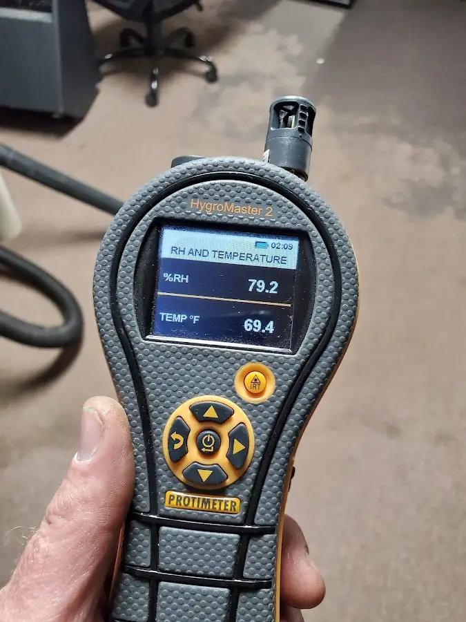 Moisture meter humidity assessment for Mold Remediation & Removal in Lawrenceburg